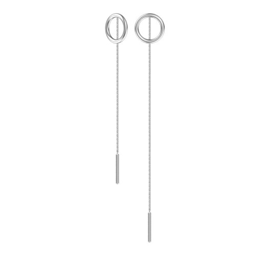 Серебряные cерьги классические