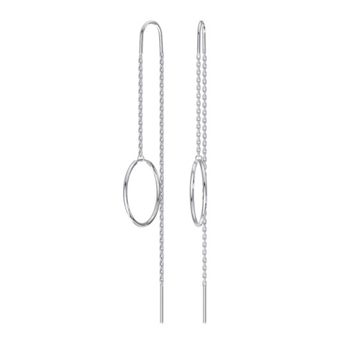 Серебряные cерьги классические