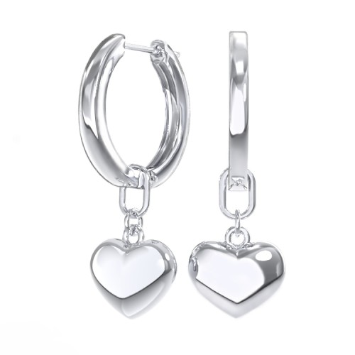 Серебряные cерьги висячие