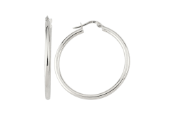 Серебряные cерьги конго