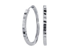 Серебряные cерьги конго