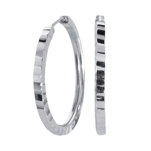 Серебряные cерьги конго