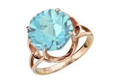 Золотое кольцо с ситаллом