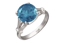 Серебряное кольцо с ситаллом