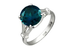 Серебряное кольцо с ситаллом