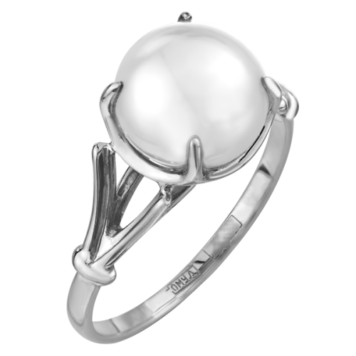 Серебряное кольцо с жемчугом