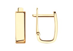 Золотые cерьги классические