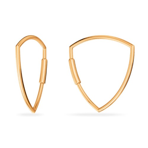 Золотые cерьги конго