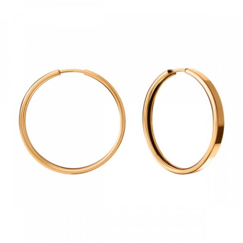 Золотые cерьги конго