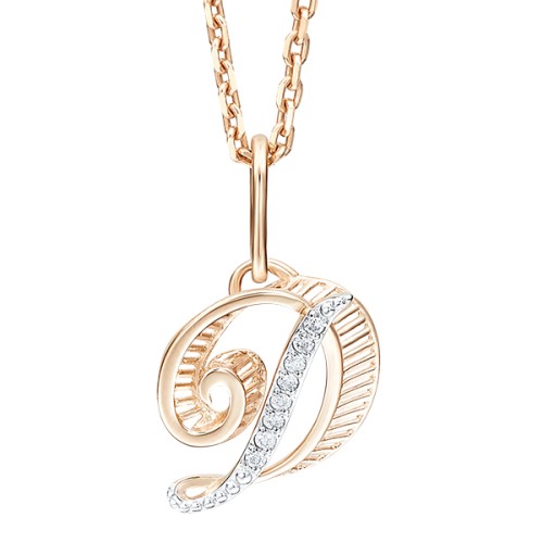 Золотая подвеска с фианитом