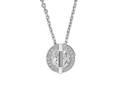 Подвеска из белого золота с фианитом