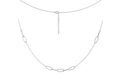 Серебряное колье 