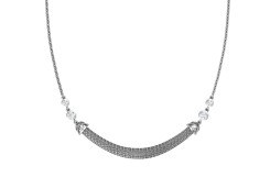 Серебряное колье с фианитом