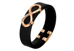 Золотое кольцо с каучуком