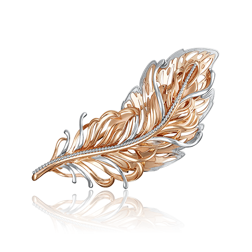 Брошь из золота 