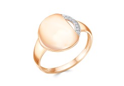 Золотое кольцо с фианитом