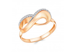 Золотое кольцо с фианитом