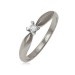 Кольцо из белого золота с бриллиантом
