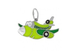 Серебряная подвеска с эмалью