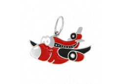 Серебряная подвеска с эмалью