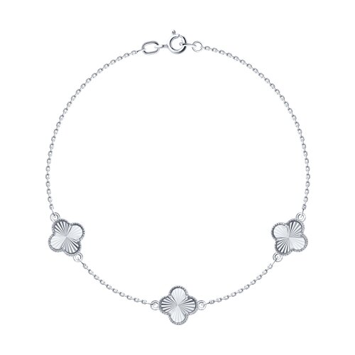 Браслет из белого золота 