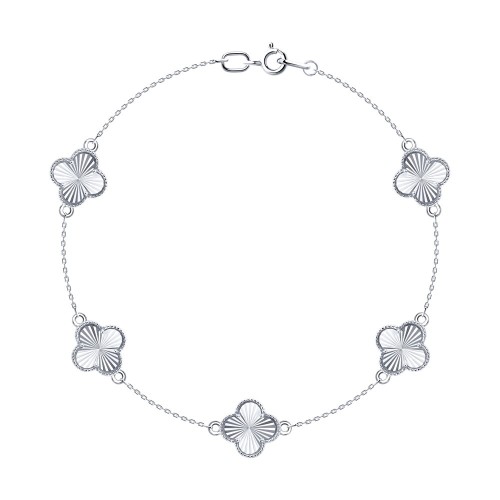 Браслет из белого золота 