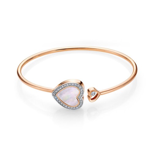 Золотой браслет с перламутром