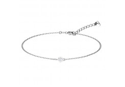 Серебряный браслет с фианитом