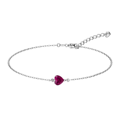 Серебряный браслет с кварцем