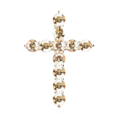 Золотая подвеска с фианитом