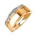 Золотое кольцо с фианитом