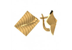 Золотые cерьги классические
