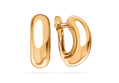 Золотые cерьги классические