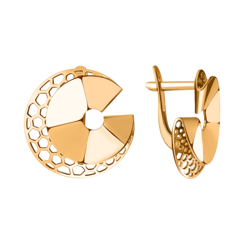 Золотые cерьги классические