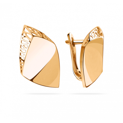 Золотые cерьги классические