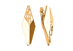 Золотые cерьги классические