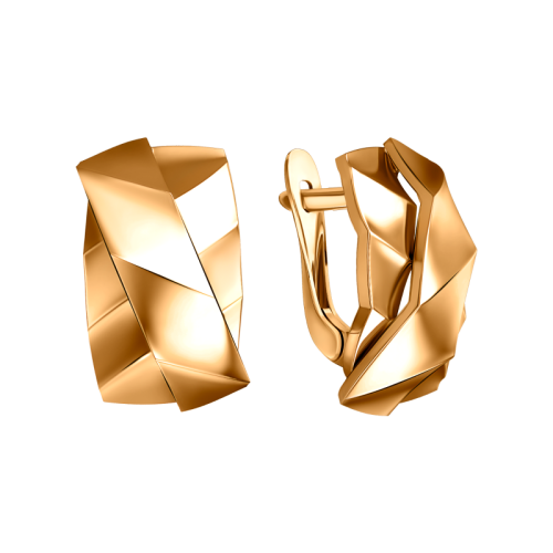 Золотые cерьги классические