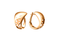 Золотые cерьги классические