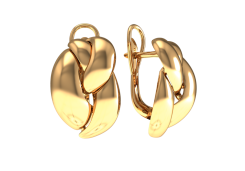 Золотые cерьги классические