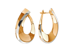 Золотые cерьги классические