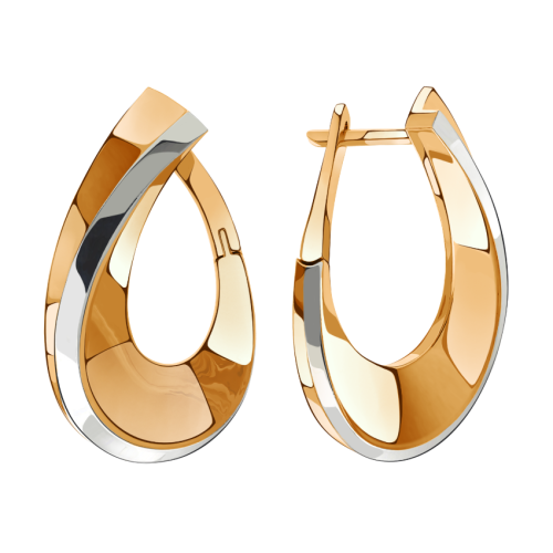 Золотые cерьги классические