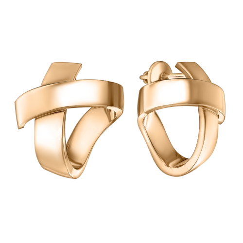 Золотые cерьги пусеты (гвоздики)