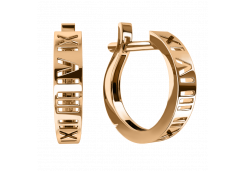 Золотые cерьги классические