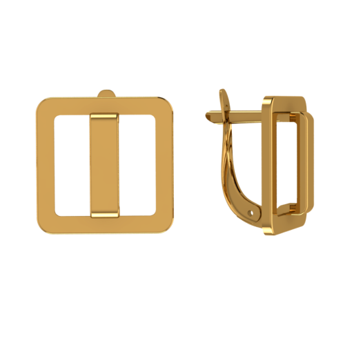 Золотые cерьги классические