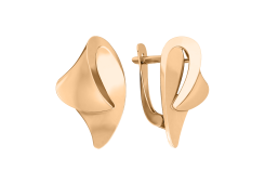 Золотые cерьги классические