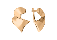 Золотые cерьги классические