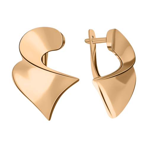 Золотые cерьги классические