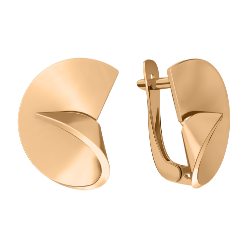 Золотые cерьги классические