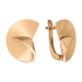 Золотые cерьги классические