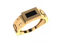 Печатка из золота со шпинелью